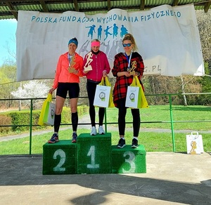 Policjantka na podium Sliver Run w Bardzie. Gratulujemy!