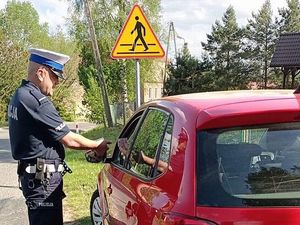 Policjanci działali na rzecz bezpieczeństwa niechronionych uczestników ruchu
