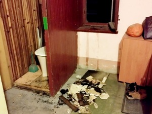 Podpalił toaletę, a po chwili został zatrzymany przez policję