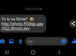 Uwaga na aktywne linki. To może być wirus!