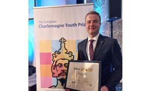 Sierż. Łukasz Sikorski z KPP w Ząbkowicach Śl. został uhonorowany Europejską Nagrodą