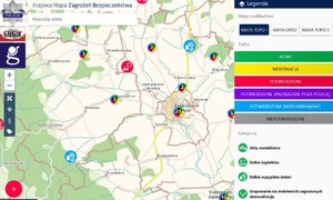 Krajowa Mapa Zagrożeń Bezpieczeństwa w I półroczu 2023 r. w powiecie ząbkowickim