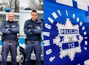 #Pomagamy#Chronimy. Skuteczna resuscytacja kamienieckich policjantów