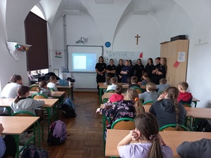 "Dzień Bezpieczeństwa" z policjantami w Szkole Podstawowej w Budzowie