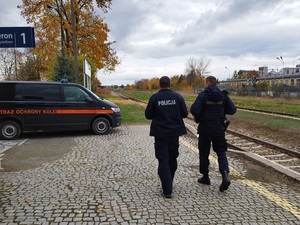 Wspólne działania Policji i Straży Ochrony Kolei