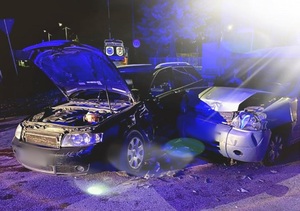 Nietrzeźwy kierujący doprowadził do zderzenia się pojazdów