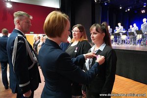 Uroczysta zbiórka dolnośląskich policjantów w ramach zbliżającego się Święta Niepodległości