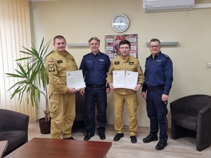 Podziękowania dla strażaków ochotników za udział w poszukiwaniach 12-latka