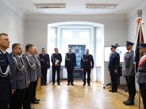 Uroczysta zbiórka z okazji powierzenia obowiązków Komendanta Powiatowego Policji w Ząbkowicach Śląskich