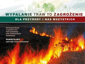 Policja przypomina: wypalanie traw jest nielegalne i niebezpieczne!