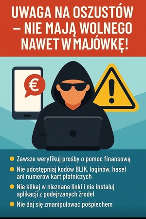 grafika co robić by nie zostać oszukanym