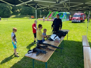 dzień dziecka z policjantami