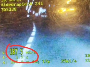 przekroczenie prędkości z Video-rejestratora