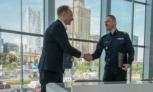 Uroczystość podpisania listu intencyjnego między Komendantem Głównym Policji a PKO BP