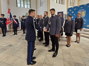 Uroczystość z okazji Święta Policji, policjanci i zaproszeni goście