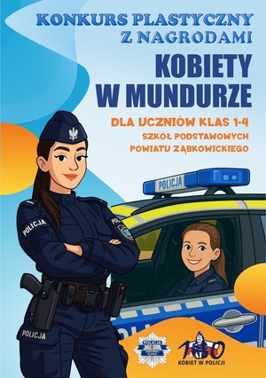 kobiety w mundurze plakat do konkusu plastycznego dla dzieci z klas 1-4 szkół podstawowych