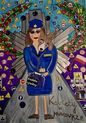 konkurs plastyczny Kobiety w mundurze-