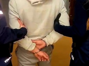 prowadzony zatrzymany