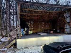 miejsce gdzie w gminie Ząbkowice Śląskie koczowała osoba, mężczyzna w kryzysie bezdomności