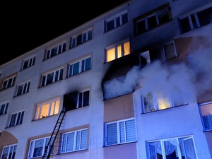 Pożar budynku wielorodzinnego w Ząbkowicach Śląskich. Ewakuowano 21 osób