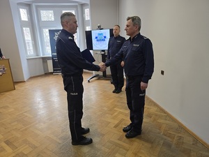 uroczystość powołania I Zastępcy Komendanta Powiatowego Policji w Ząbkowicach Śląskich i Komendanta Komisariatu Policji w Kamieńcu Ząbkowickim