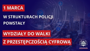 W strukturach Policji powstały wydziały do walki z przestępczością cyfrową