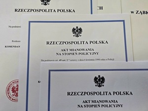 awansowani policjanci